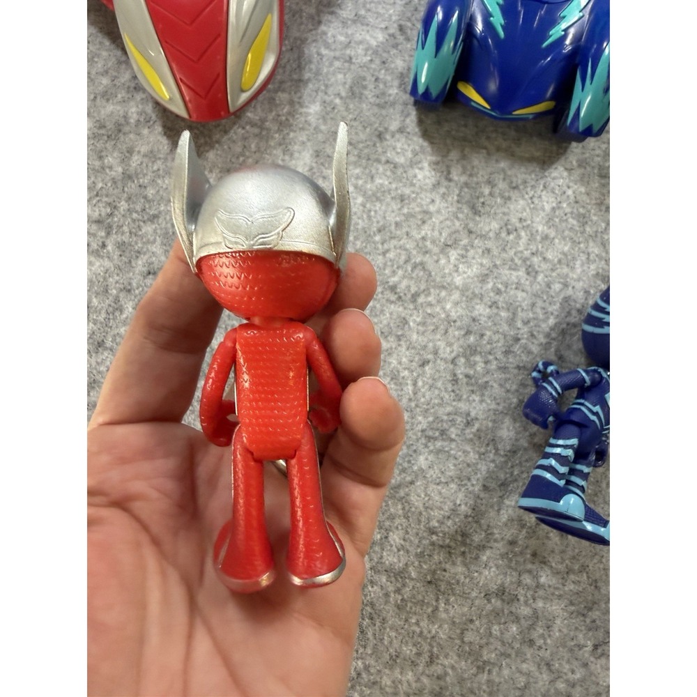 PJ Masks Catboy Owlette Gekko Figures w Vehicles 6 Pc Toy Lot - Picture 12 of 12